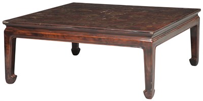 Lot 297 - Japanese Style Brown Lacquer and Parcel-Gilt...