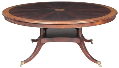 Lot 193 - Regency Style Mahogany and Satinwood Inlaid...