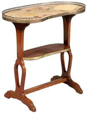 Lot 279 - Louis XV Style Fruitwood and Brass-Mounted Two-...