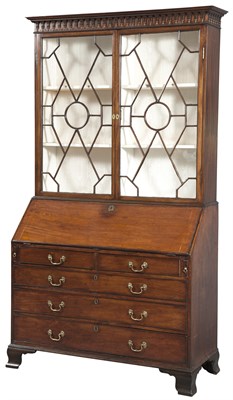 Lot 290 - George III Mahogany and Inlaid Satinwood...