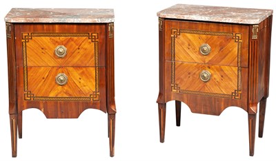 Lot 281 - Pair of Louis XV/XVI Transitional Style...