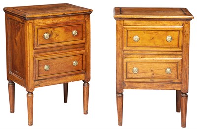 Lot 299 - Pair of Italian Neoclassical Style Inlaid...