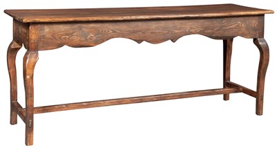 Lot 293 - Provincial Style Pine Serving Table Height 30...