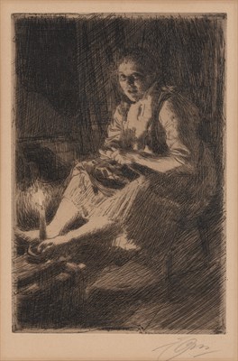 Lot 194 - Anders Zorn (1869-1920) IDA (ASPLUND 194)...