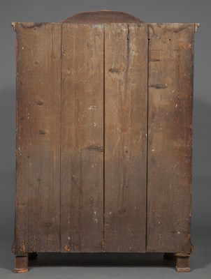 Lot 159 - German Painted Pine Cupboard Height 71 inches,...