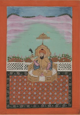 Lot 324 - Framed Indian Gouache on Paper Miniature...