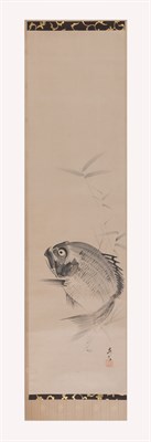 Lot 320 - Shibata Zeshin Japanese, 1807-1891 Tai Fish...