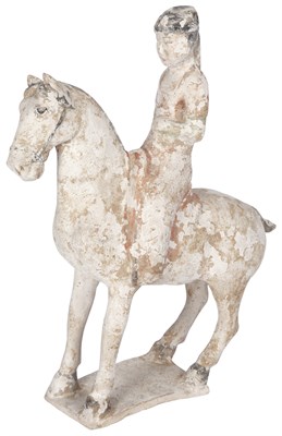 Lot 200 - A Chinese Polychrome Decorated Pottery Figure...