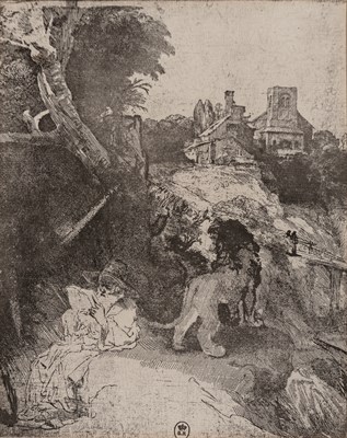Lot 374 - Rembrandt van Rijn (1606-1669) ST. JEROME...