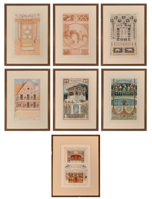 Lot 72 - René Binet (1866-1911) ESQUISSES DÉCORATIVES...