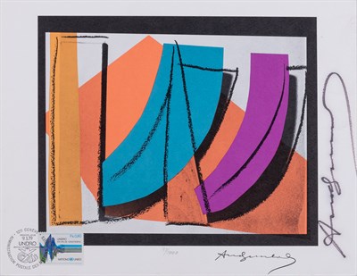 Lot 155 - Andy Warhol (1928-1987) UNITED NATIONS STAMP...