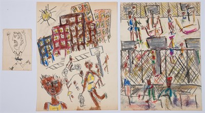 Lot 83 - James Rizzi American, 1950-2011 (i) Hoops in...