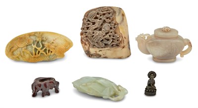 Lot 124 - A Group of Chinese Decorative Articles
