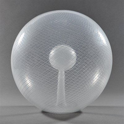 Lot 507 - Janusz Pozniak Blown White Reticello Glass...