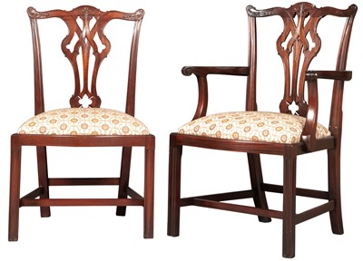 Lot 179 - Set of Twelve George III Style Mahogany Dining...