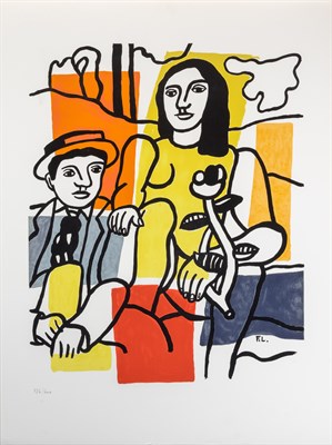Lot 136 - After Fernand Léger (1881-1955) LES AMOUREUX...