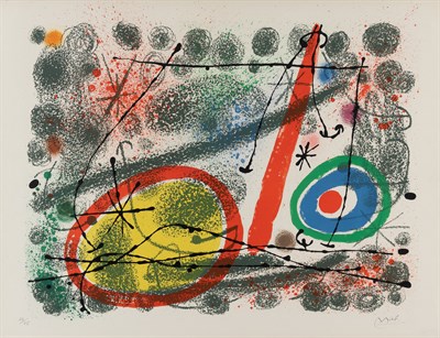 Lot 115 - Joan Miró (1893-1983) CARTONES (MOURLOT 453)...