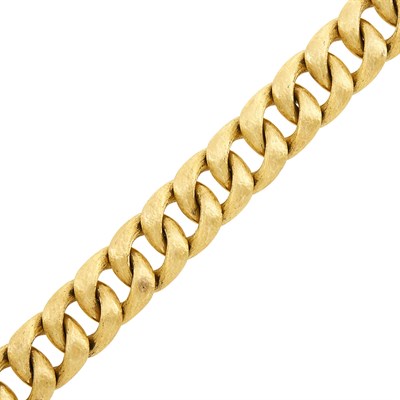 Lot 67 - Gold Curb Link Bracelet