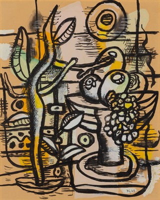 Lot 26 - Fernand Leger French, 1881-1955 Still Life,...
