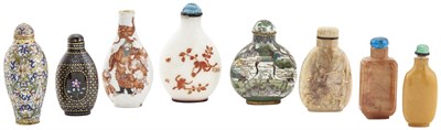 Lot 613 - Group of Eight Chinese Snuff Bottles 19th/20th...