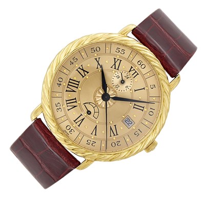 Lot 15 - Buccellati Gold 'Audachron' Power Reserve Wristwatch