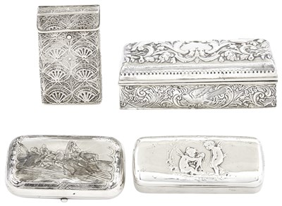 Lot 204 - Silver Filigree Cigarette Case, Possibly...