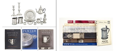 Lot 281 - Group of Pewter Articles and Pewter Reference...