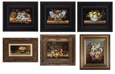 Lot 258 - 20th Century School Group of Six Still Life...