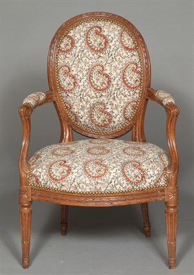 Lot 88 - Pair of Louis XVI Indian Cotton...