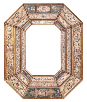 Lot 103 - Spanish Colonial Style Giltwood and Verre...