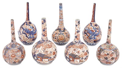 Lot 102 - Group of Seven Japanese Imari Palette...