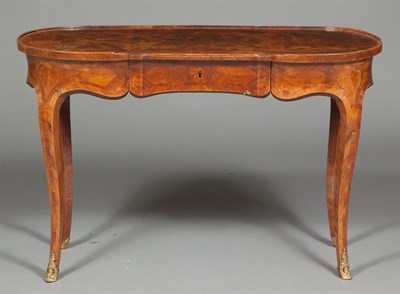 Lot 545 - Louis XV Style Kingwood and Marquetry Table a...
