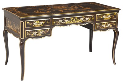 Lot 253 - Louis XV Style Chinoiserie Decorated Writing...