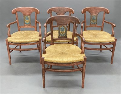Lot 146 - Set of Four Continental Provincial Style...