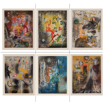 Lot 104 - Roberto Matta (1911-2002) CARNÉ AMONT (FERRARI...