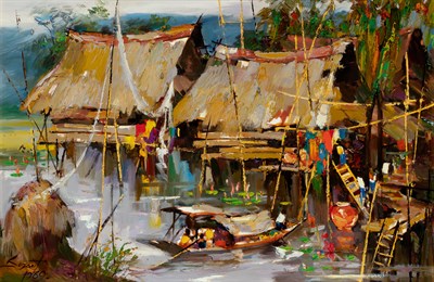 Lot 36 - Sujarit Hirankul Thai, 1946-1982 Fishing...
