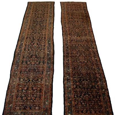 Lot 306 - Pair of Hamadan Runner Northwest Persia, circa...