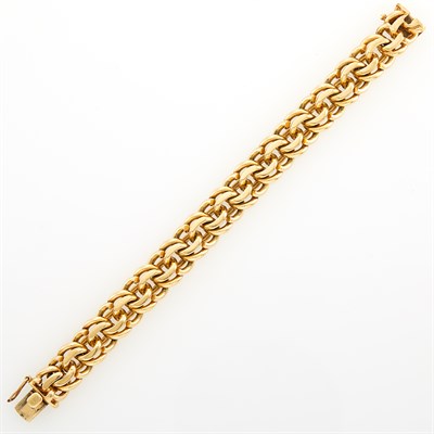 Lot 1020 - Gold Link Bracelet