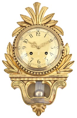 Lot 230 - Westerstrand Empire Style Giltwood Cartel...