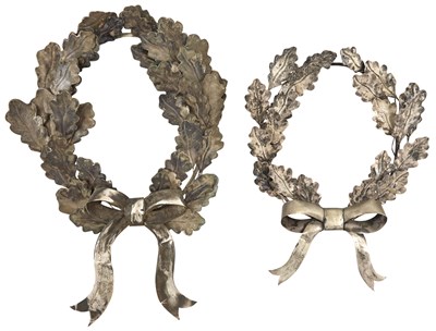 Lot 207 - Two Continental Silver Wreaths Late 19th/...