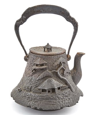 Lot 182 - A Japanese Cast Iron Tetsubin Meiji period Of...