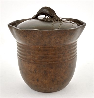 Lot 169 - A Japanese Bronze Bowl and Cover Taisho-Showa...