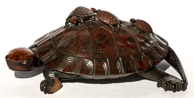 Lot 190 - A Large and Unusual Japanese Carved...