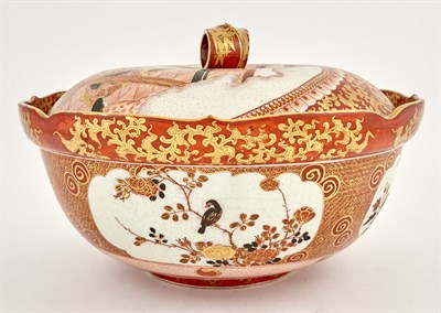 Lot 164 - A Large Japanese Kutani Porcelain Bowl and...