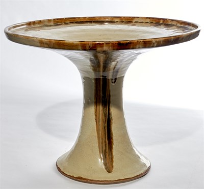 Lot 163 - A Large Japanese Glazed Earthenware Flower...
