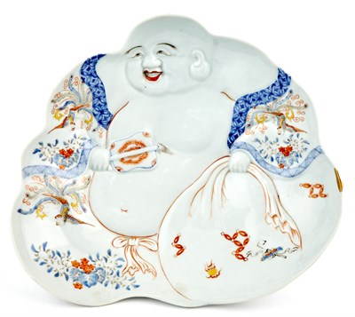 Lot 111 - A Japanese Arita Porcelain Dish in the Form of...