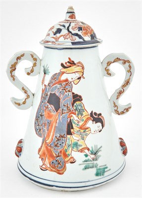 Lot 110 - An Unusual Japanese Imari-Palette Hizen...