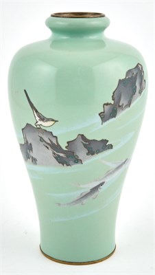 Lot 133 - A Japanese Cloisonné Enamel Vase Studio of...