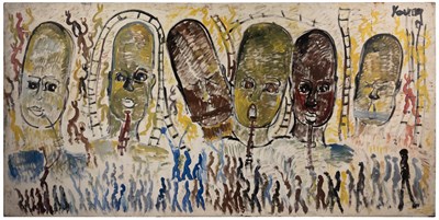 Lot 1051 - Purvis Young American, 1943-2010 Transcendence...