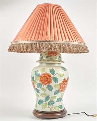 Lot 147 - Chinese Porcelain Jar and Cover Mounted as a...